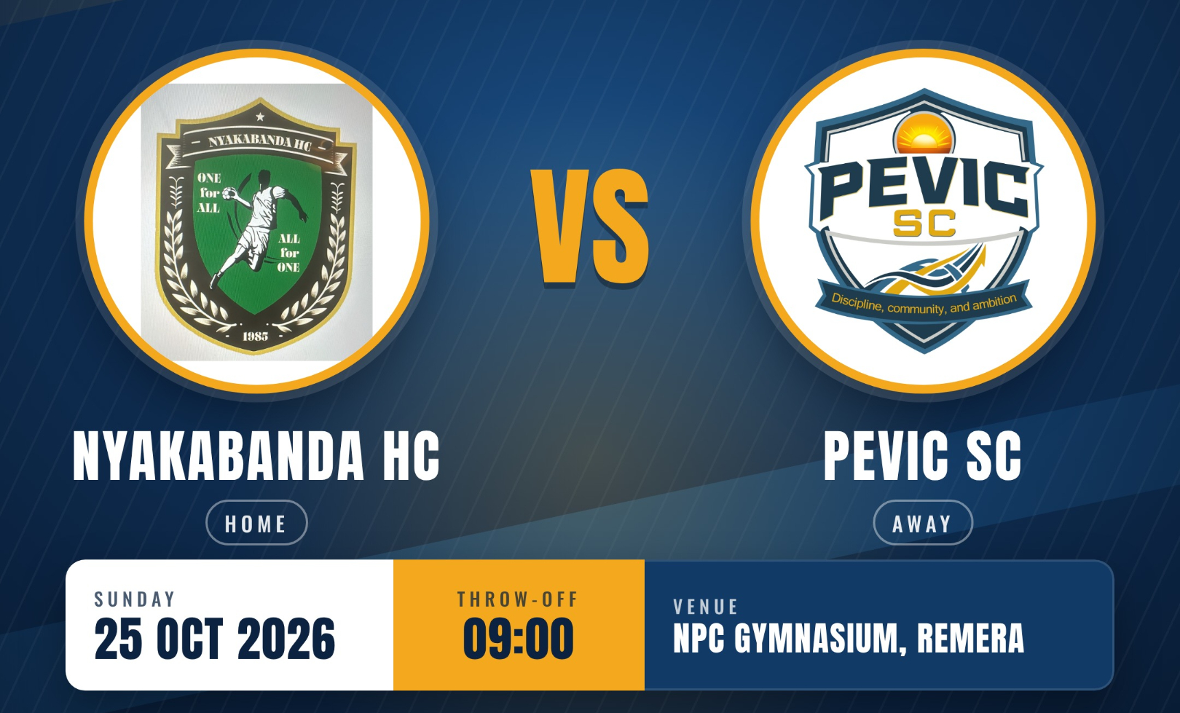 History Meets the Future: PEVIC SC Faces Nyakabanda HC, Rwanda&rsquo;s Oldest Handball Club